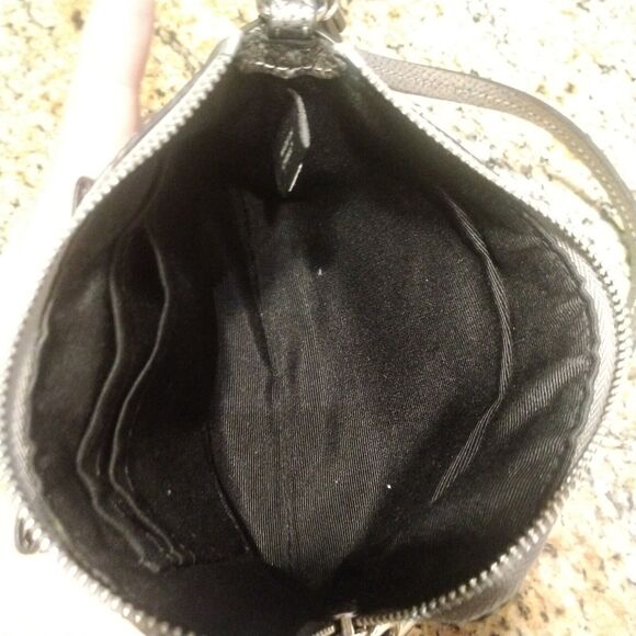 Coach Leather Wallet Wristlet - Gunmetal Color - Picture 9 of 10